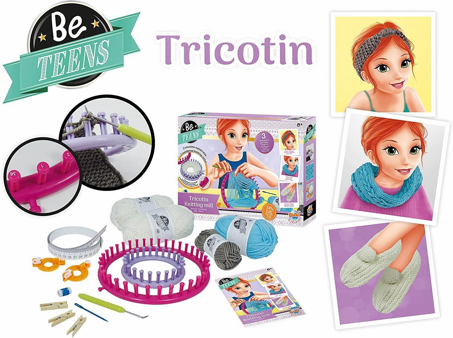 BUKI France Bee Teens Tricoton Knitting Mill Playset