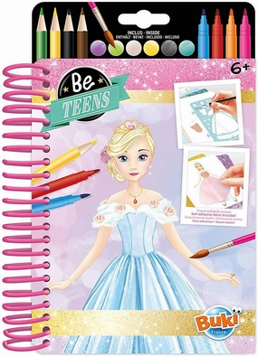 BUKI France CM101 Fashion Sketchbook Princess Dresses