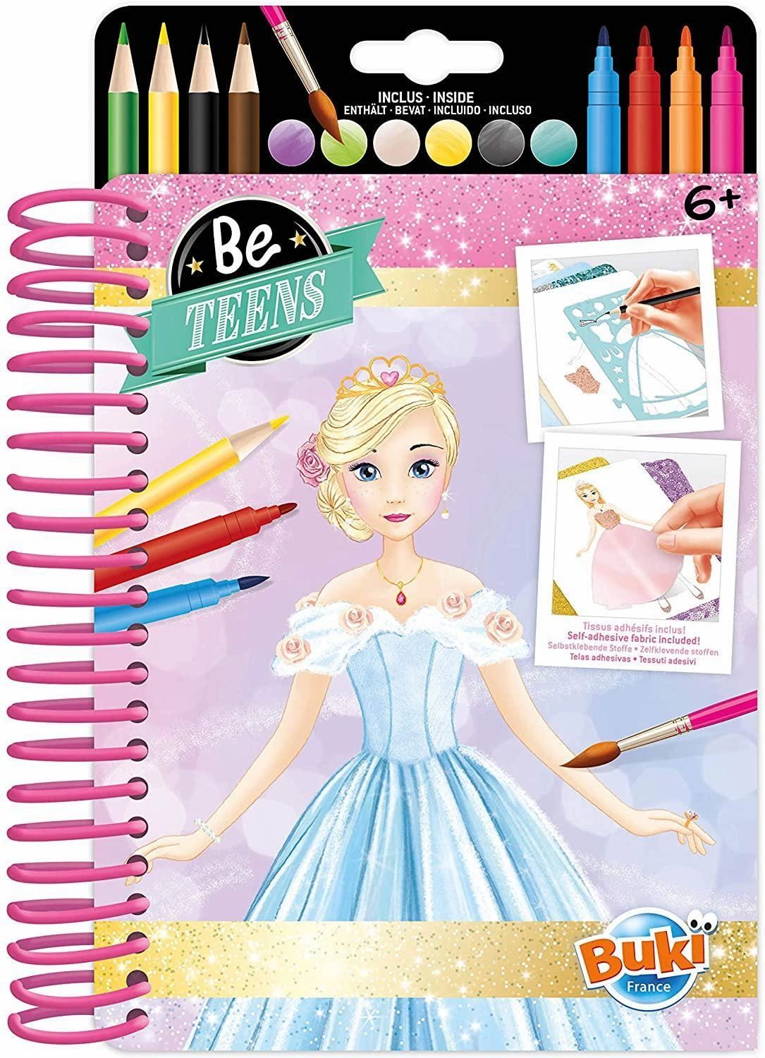 BUKI France CM101 Fashion Sketchbook Princess Dresses