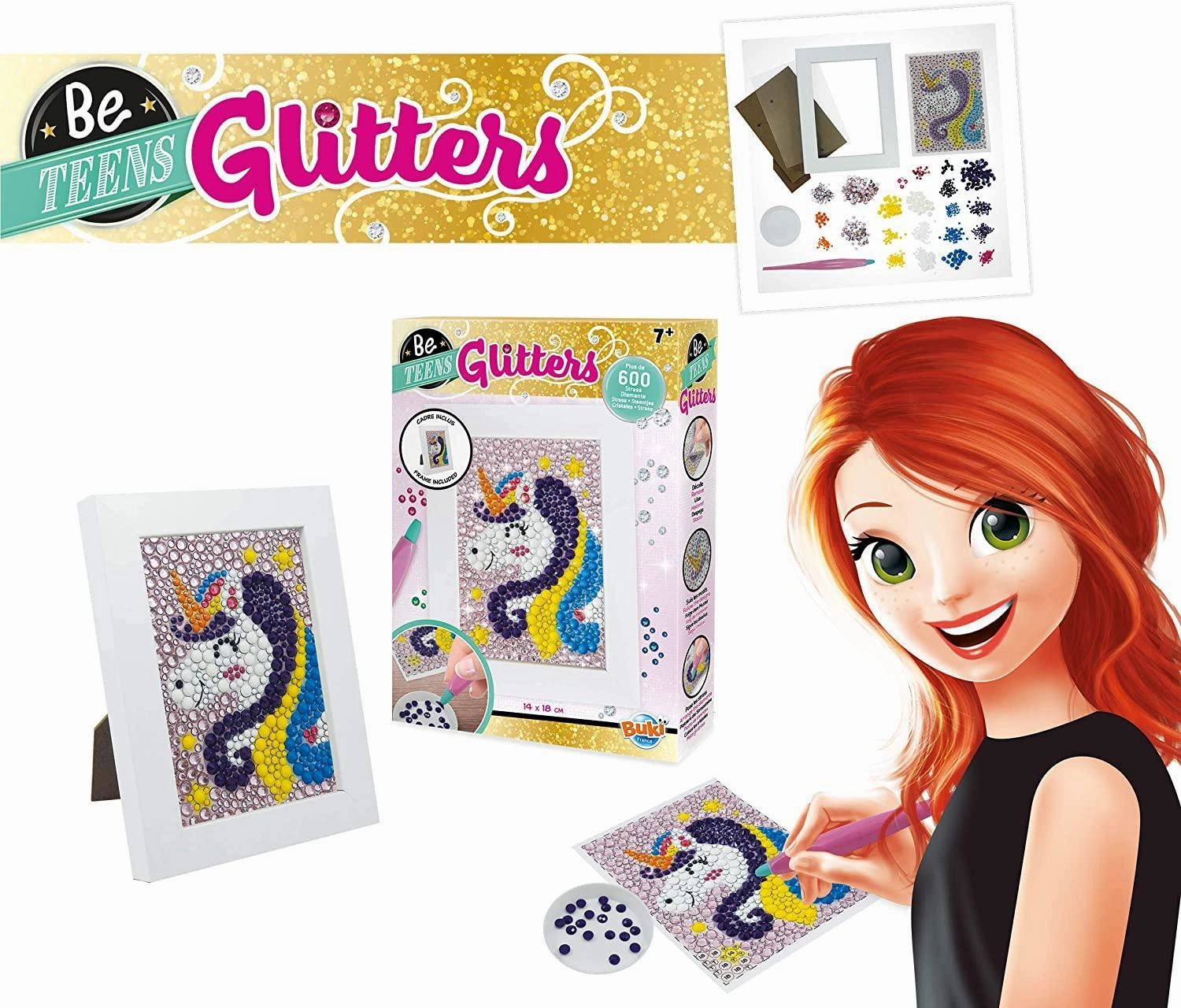 BUKI France DP002 Be Teens Glitters - Unicorn