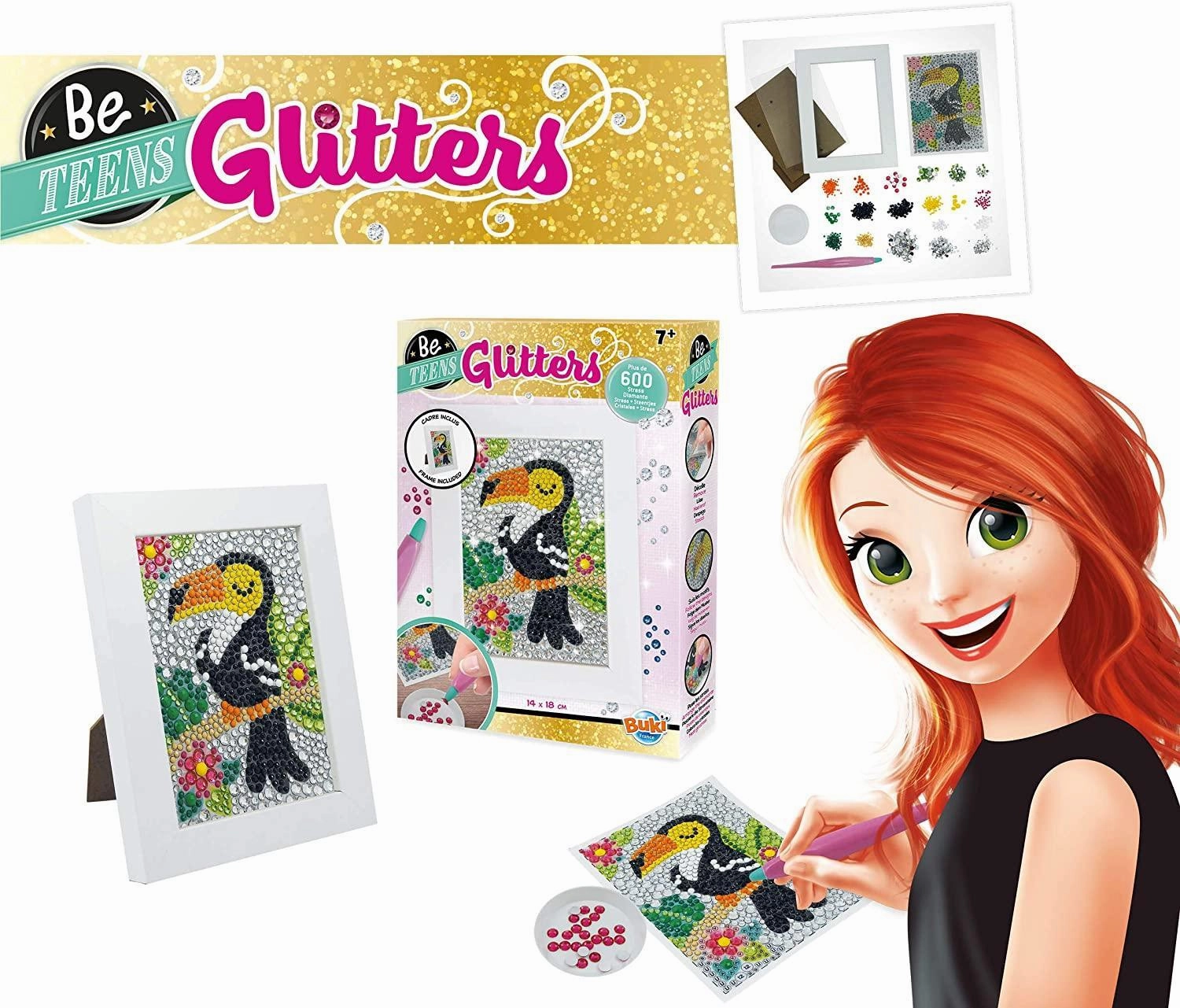 BUKI France DP004 Be Teens Glitters - Toucan
