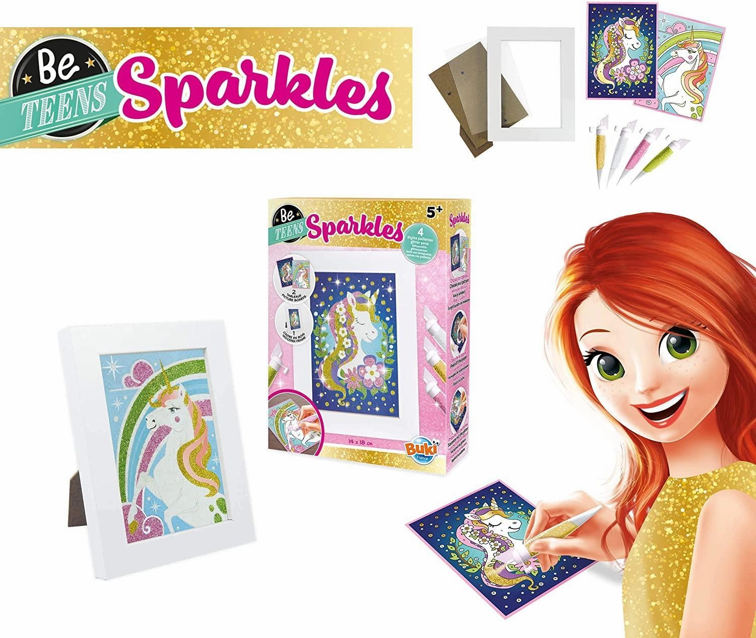 Buki France DP102 Be Teens Sparkles - Unicorns