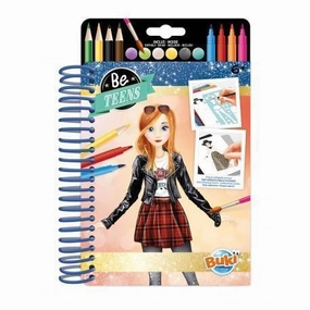 BUKI France Fashion Sketchbook Rock Outfits