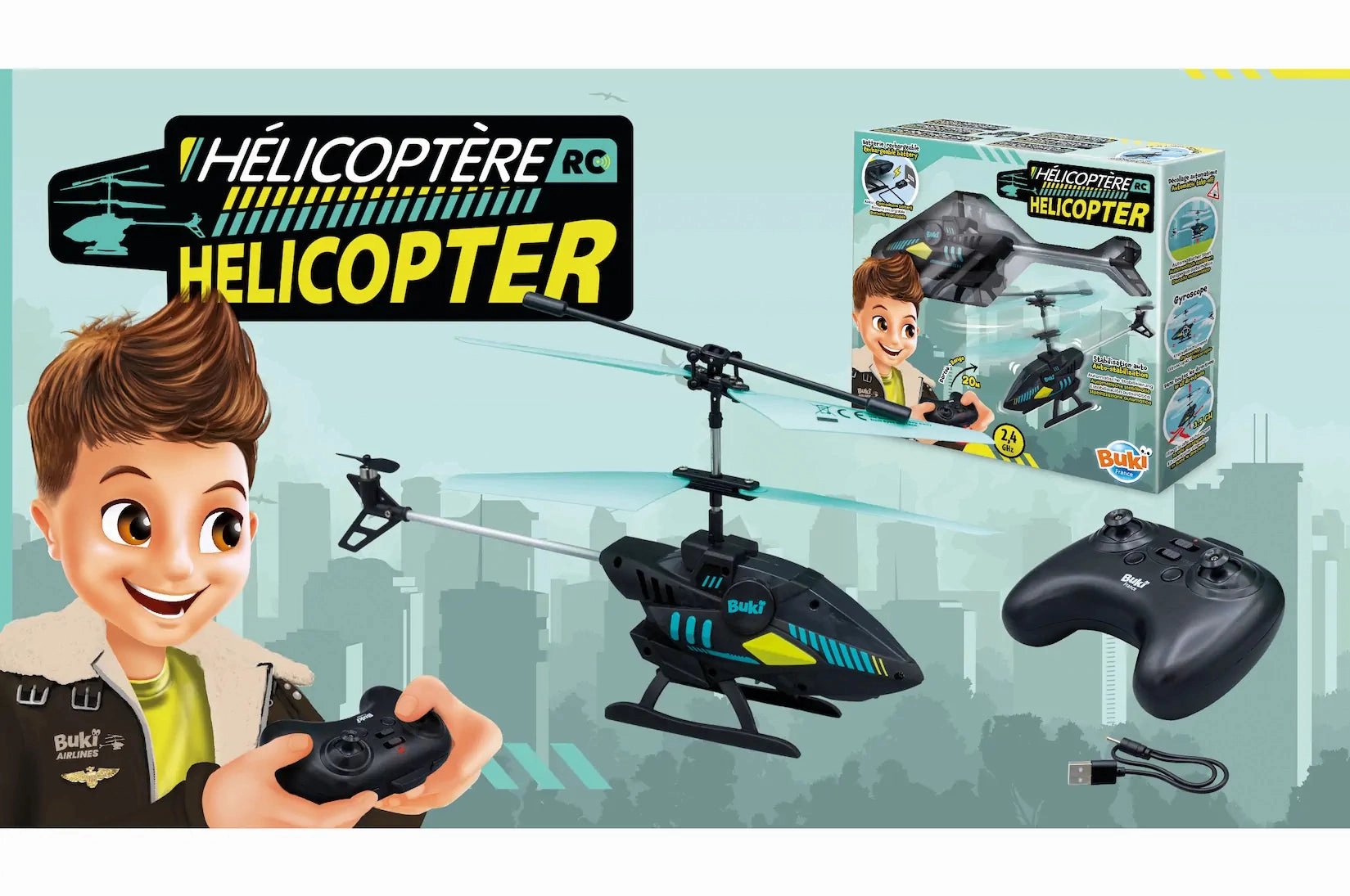 BUKI France RC Helicopter