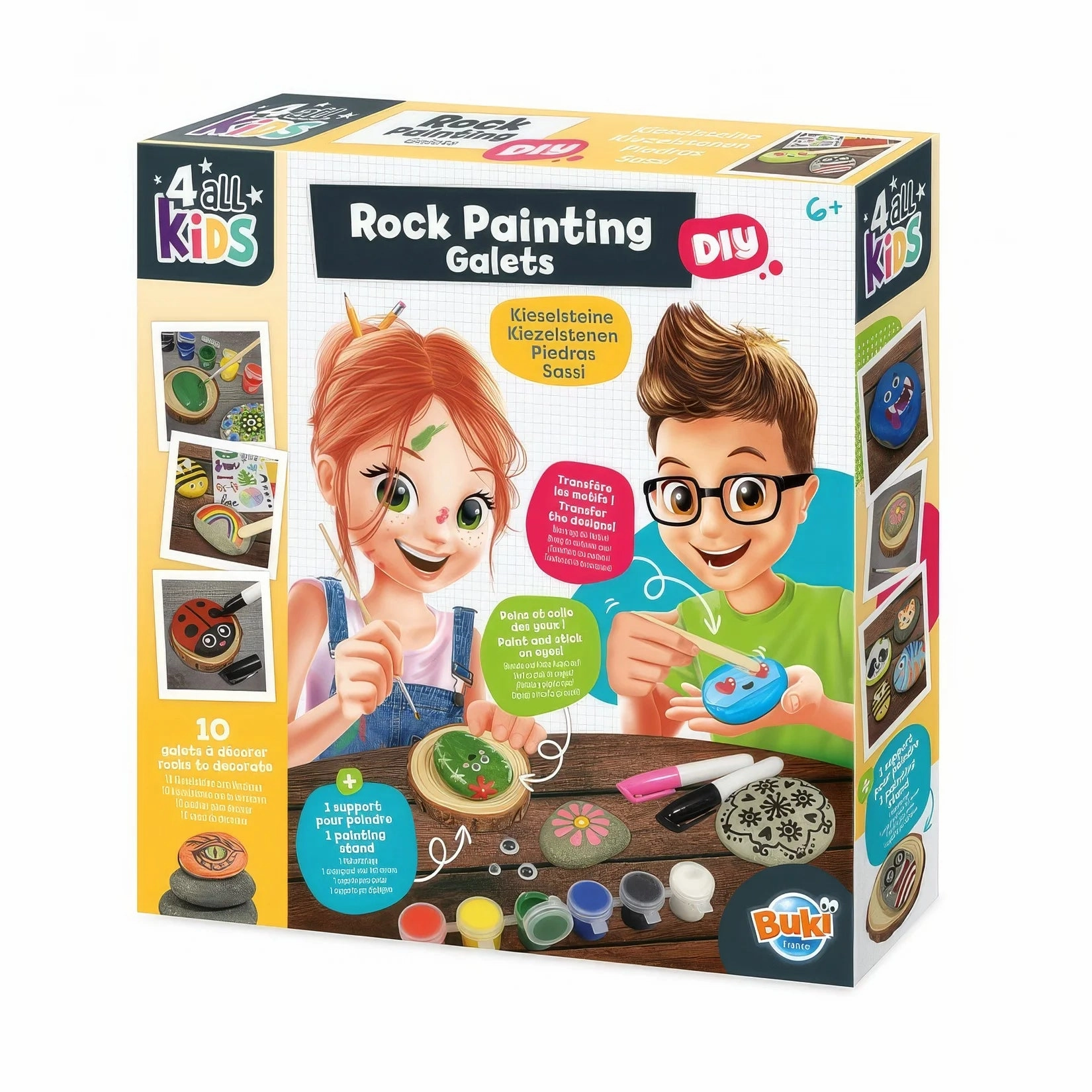 BUKI France Rock Painting Educational Playset