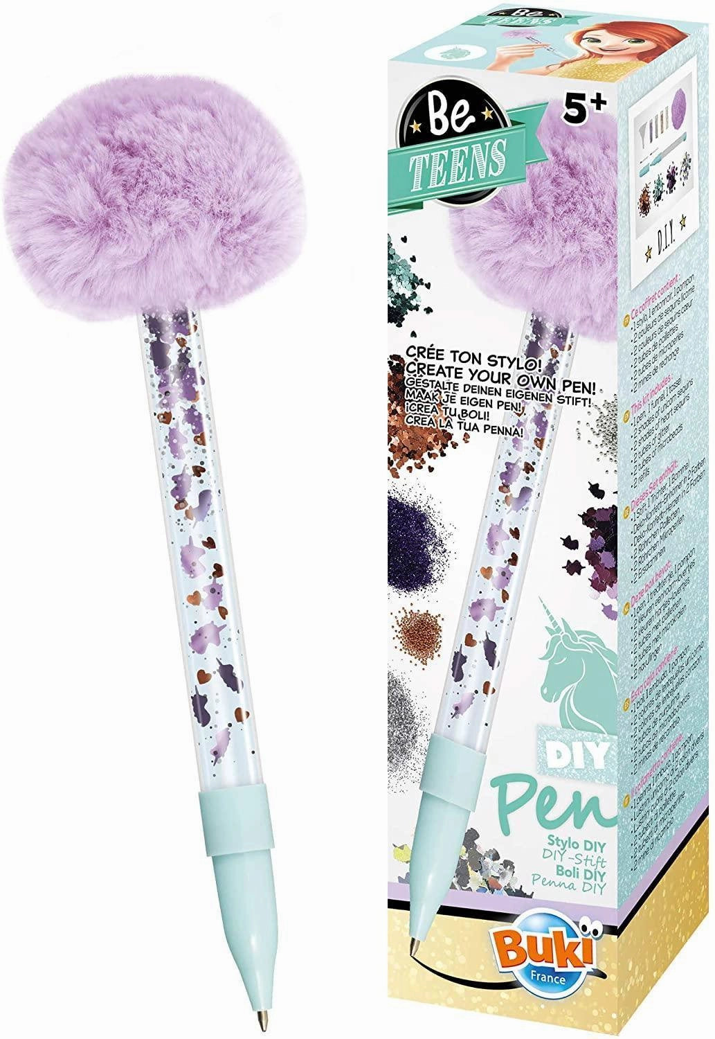 BUKI France STYL02 Be Teens Unicorn DIY Pen