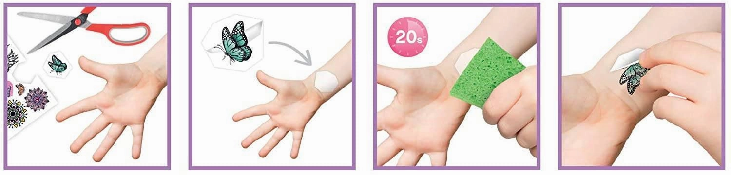 Buki Washable Tattoos - Glitter