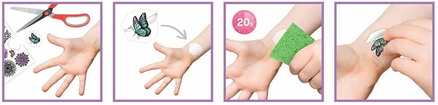 Buki Washable Tattoos - Glitter