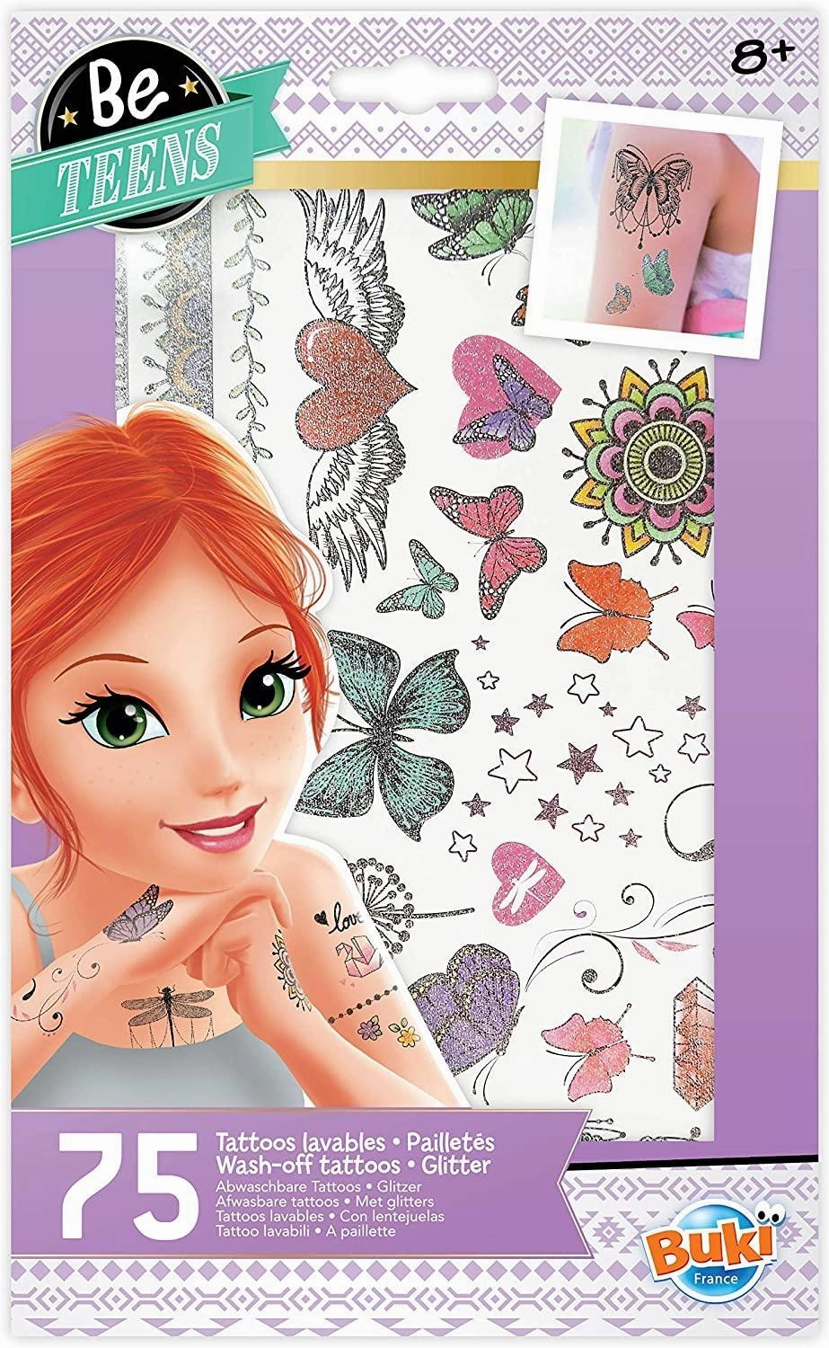 Buki Washable Tattoos - Glitter