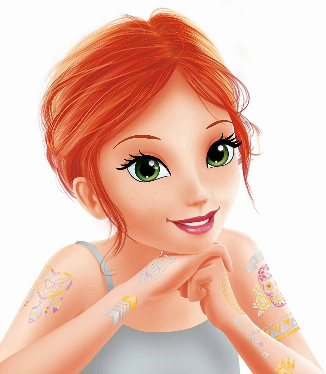Buki Washable Tattoos - Metallic