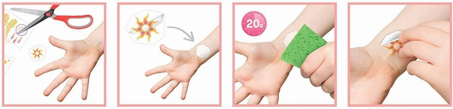 Buki Washable Tattoos - Metallic