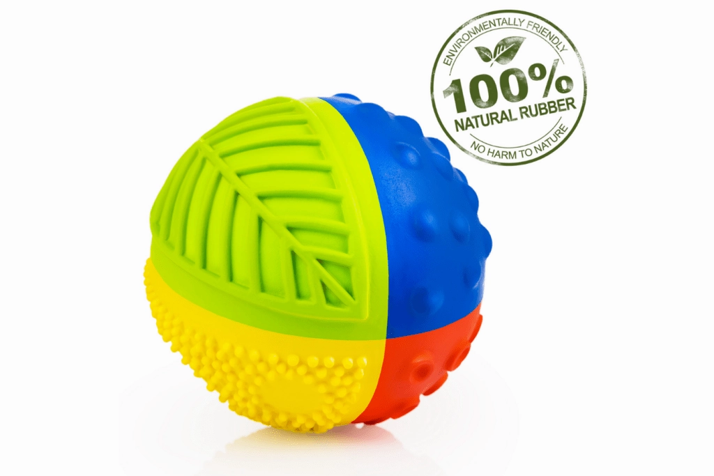 Caaocho Rainbow Sensory Ball - Made from Natural Rubber