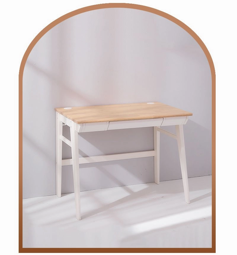 Calla Solid Wood Growth Desk - Flat-Storage Drawer - Natural Color
