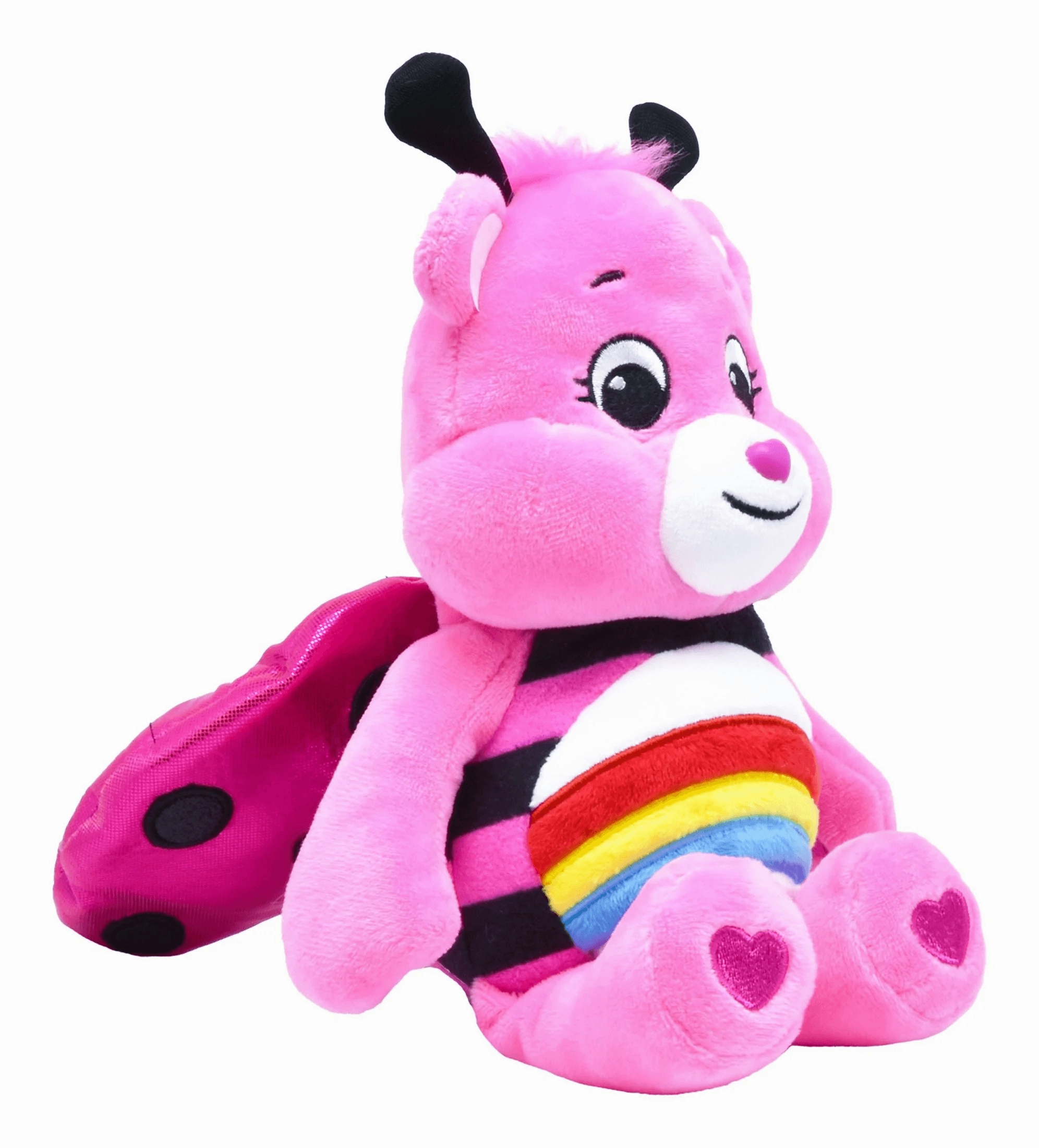 Care Bears 22cm Bean Plush - Lady Bug Cheer Bear