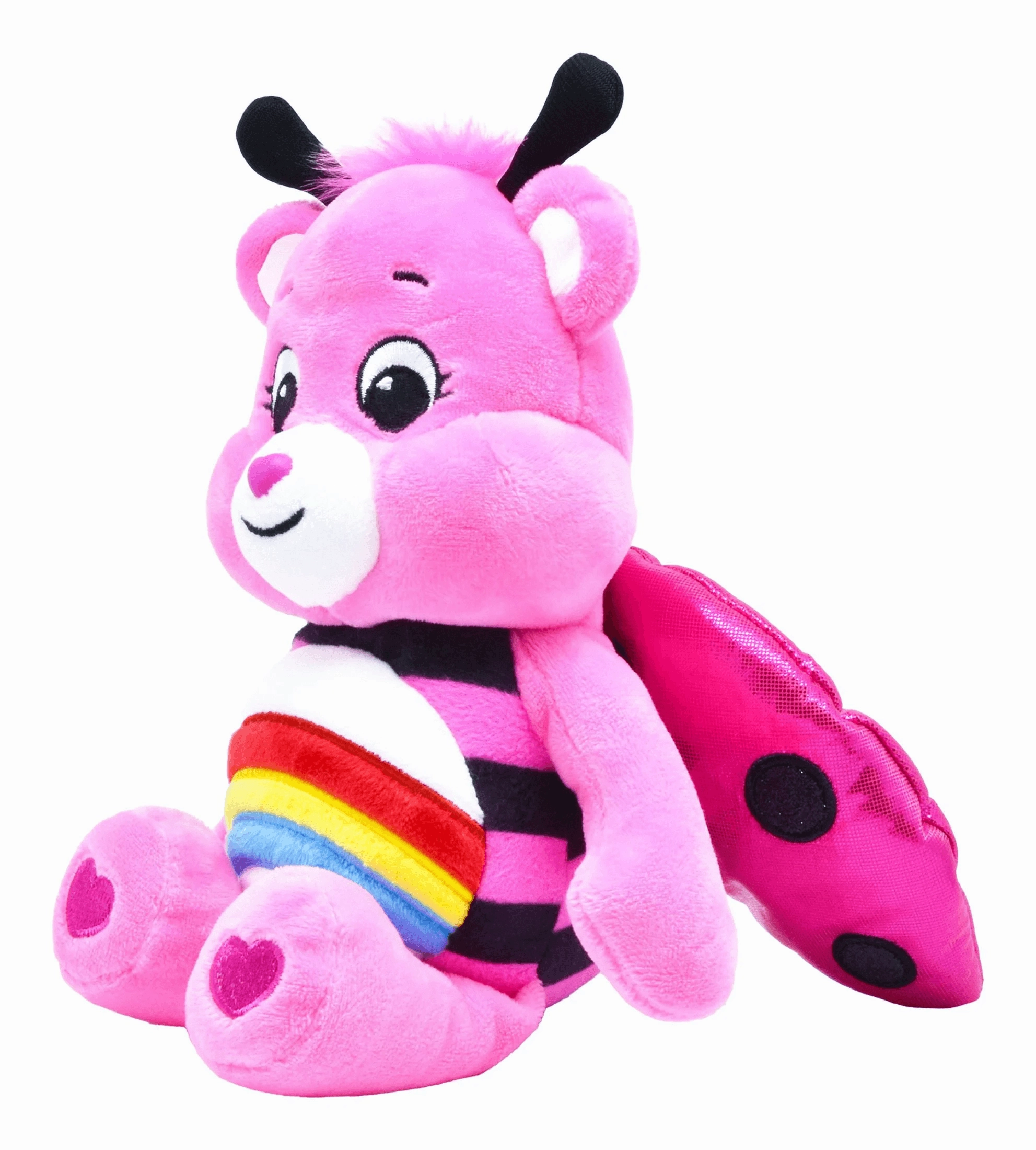 Care Bears 22cm Bean Plush - Lady Bug Cheer Bear