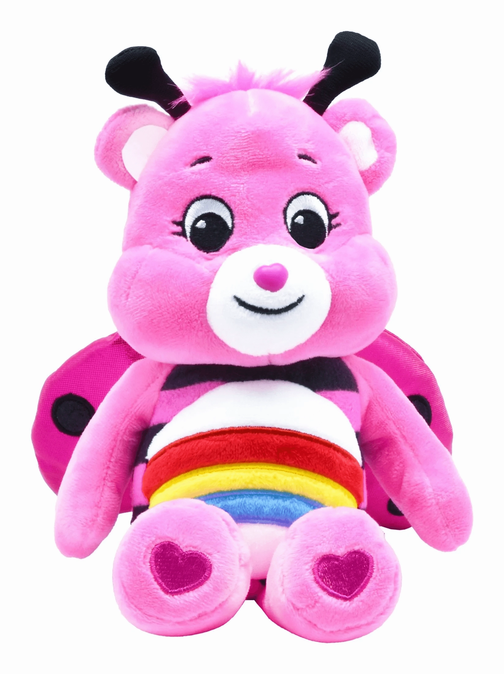 Care Bears 22cm Bean Plush - Lady Bug Cheer Bear