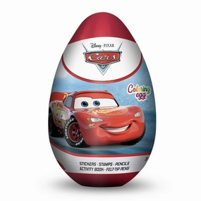 Cars Colouring Egg Set