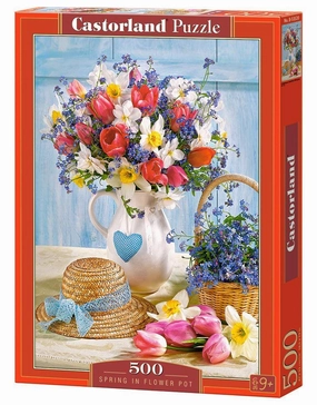 Castorland 500 Piece Jigsaw Puzzle - Spring in Flower Pot