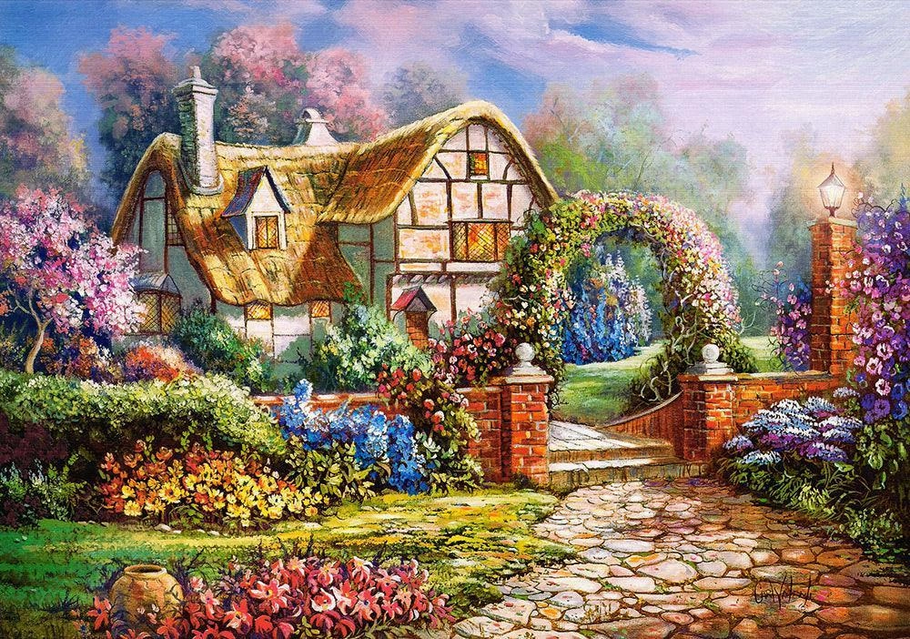 Castorland 500 Piece Jigsaw Puzzle - Wiltshire Gardens