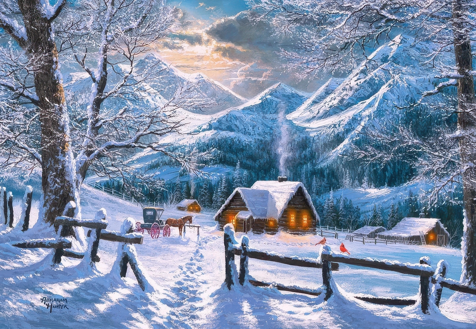 Castorland Puzzle Snowy Morning (1500 pcs)