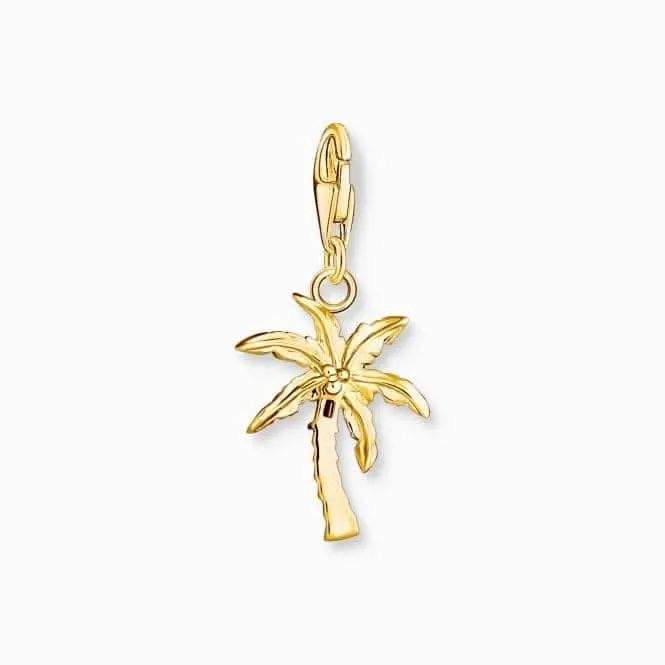 Charm Club Gold Plated Multicoloured Palm Tree Charm 1934-488-7 Thomas Sabo Collectable Charms