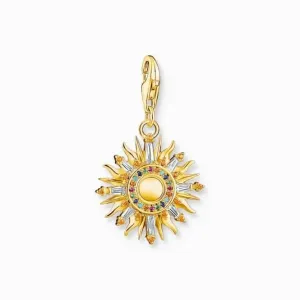 Charm Club Gold Plated Sun Charm 1935-488-7 Thomas Sabo Collectable Charms
