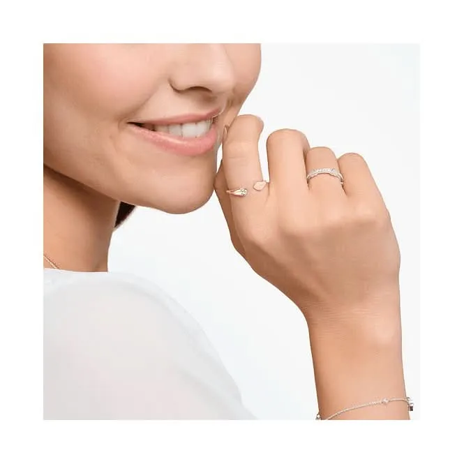 Charming Rose Gold Plated V-Shaped Ring TR2393-415-40 Thomas Sabo Rings