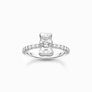 Charming Sterling Silver HARIBO Zirconia Goldbears Ring TR2504-051-14 Thomas Sabo Rings