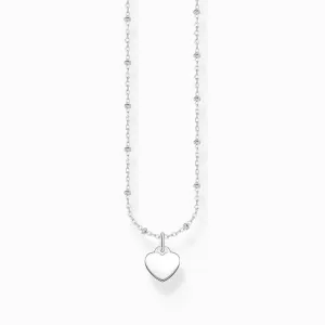 Charming Sterling Silver Heart Necklace KE2287-001-21 Thomas Sabo Necklaces