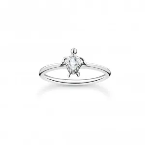 Charming Sterling Silver Turtle Ring TR2401-051-14 Thomas Sabo Rings