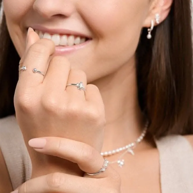 Charming Sterling Silver Turtle Ring TR2401-051-14 Thomas Sabo Rings