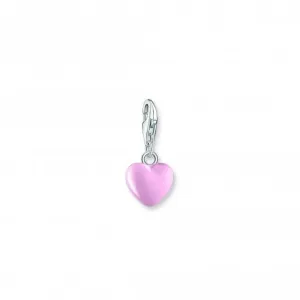 Charmista Pink Cold Enamel Heart Charm Pendant 1993-007-9 Thomas Sabo Collectable Charms