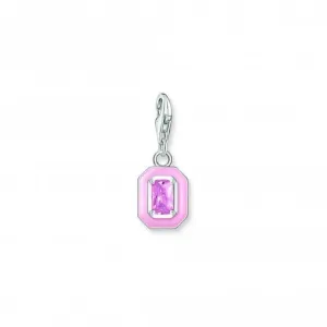 Charmista Pink Cold Enamel Stone Charm Pendant 2030-041-9 Thomas Sabo Collectable Charms