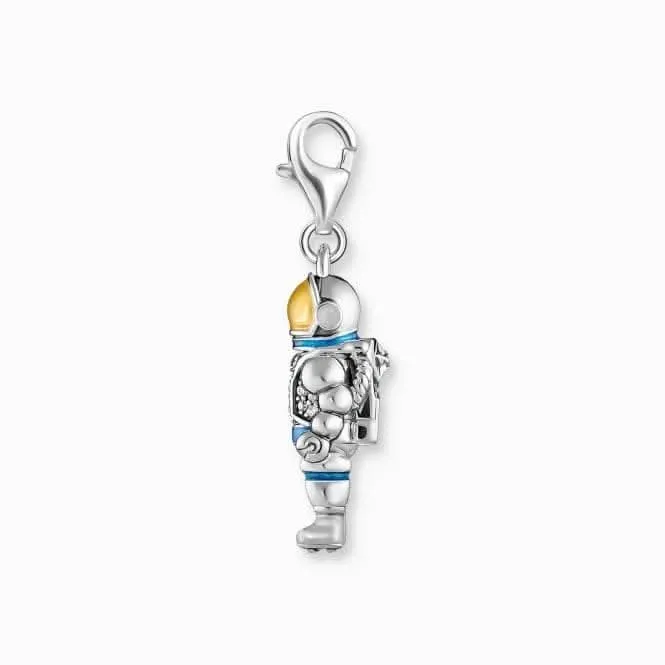 Charmista Sterling Silver Multicoloured Enamel Astronaut charm 2037-691-7 Thomas Sabo Collectable Charms