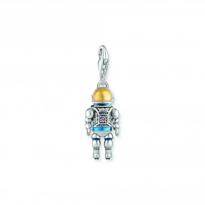 Charmista Sterling Silver Multicoloured Enamel Astronaut charm 2037-691-7 Thomas Sabo Collectable Charms