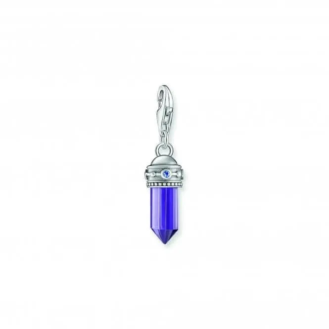 Charmista Sterling Silver Violet Hexagon Charm 2047-348-13 Thomas Sabo Collectable Charms
