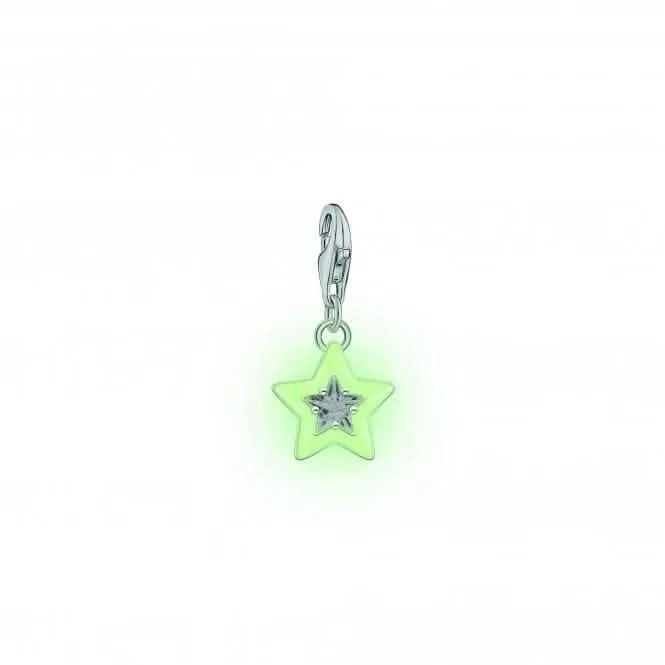 Charmista Sterling Silver White Enamel Star Charm 2044-041-14 Thomas Sabo Collectable Charms