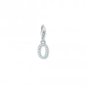 Charmista White Zirconia Letter O Charm Pendant 1952-051-14 Thomas Sabo Collectable Charms