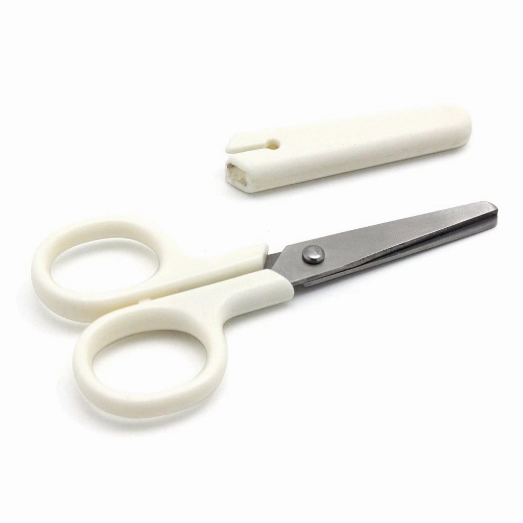 Children's Stainless Steel Scissors with Safety Cap