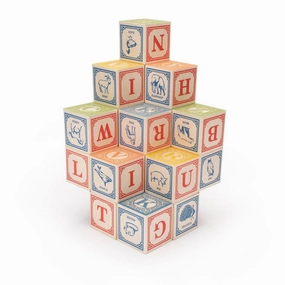 Classic Wooden Alphabet Blocks