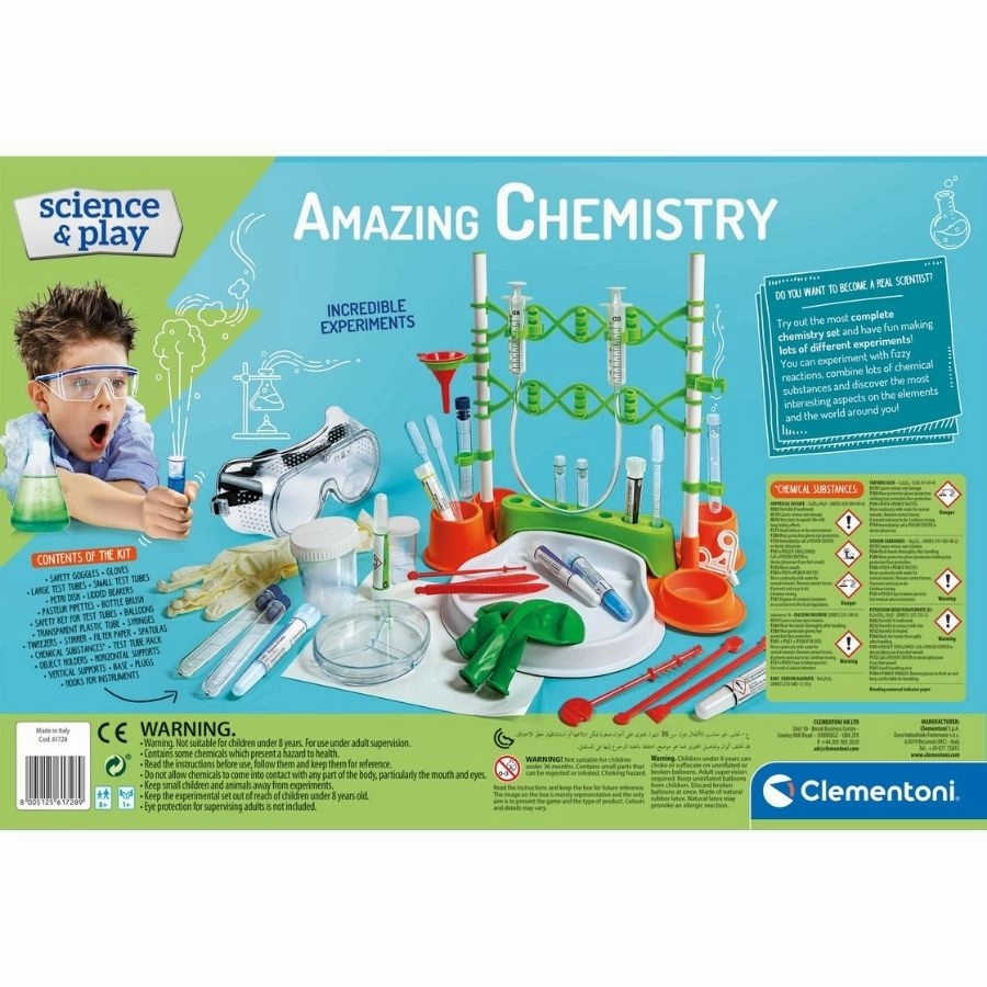Clementoni - Amazing Chemistry Science Kit