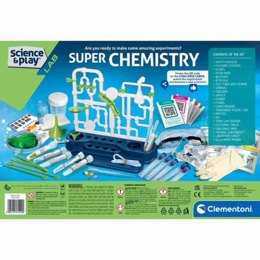 Clementoni - Science & Play Lab Super Chemistry Science Kit