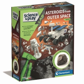 Clementoni - Science and Play Lab Asteroids From Outer Space Rover Building Kit
