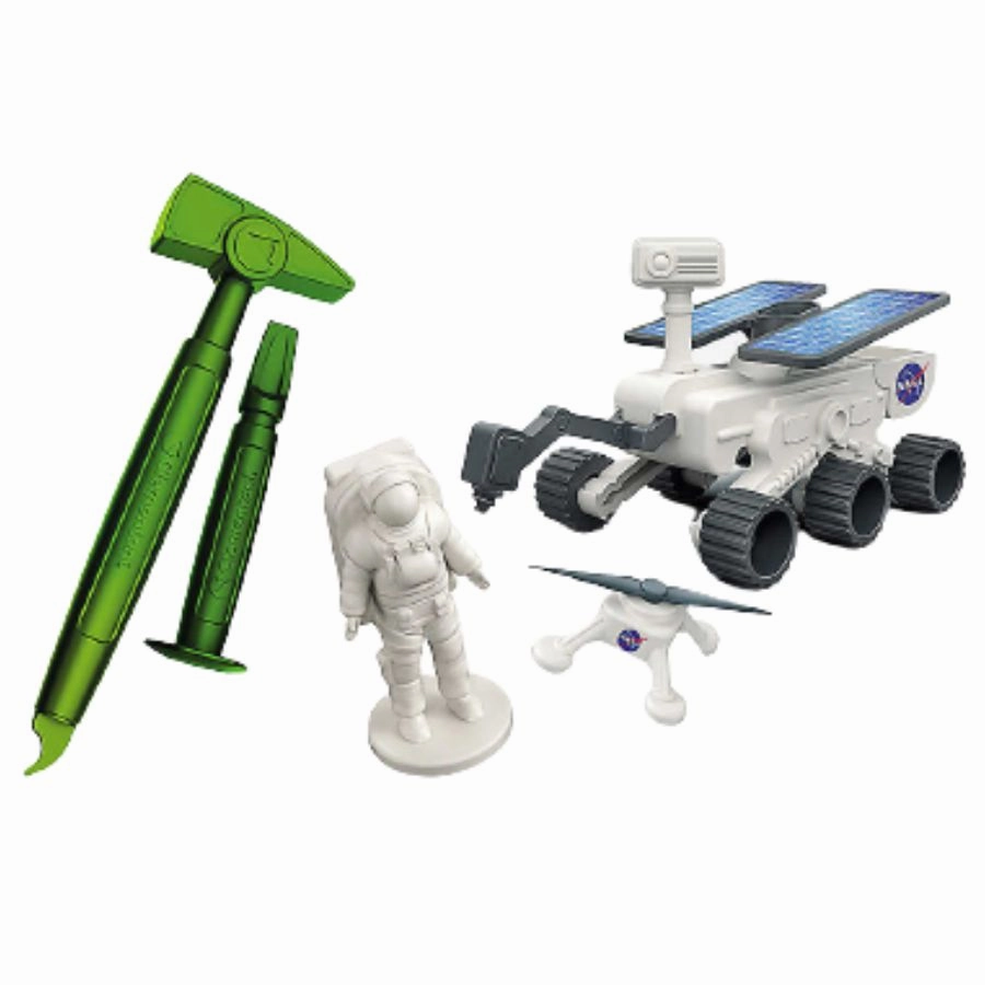 Clementoni - Science and Play Lab Asteroids From Outer Space Rover Building Kit