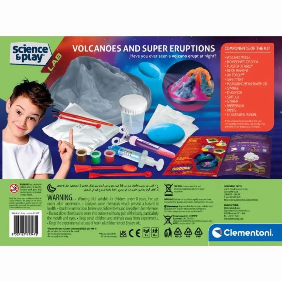 Clementoni - Science and Play Lab: Volcanoes and Super Eruptions