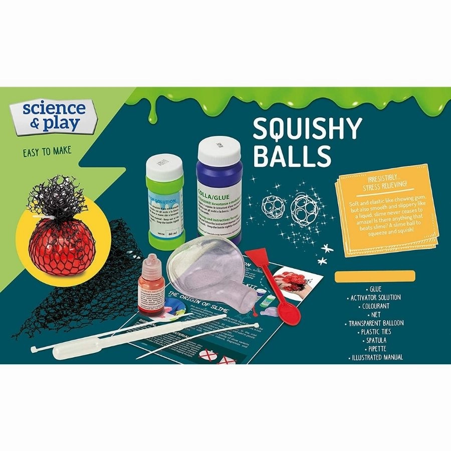 Clementoni - Science and Play: Squishy Balls Science Kit for Kids