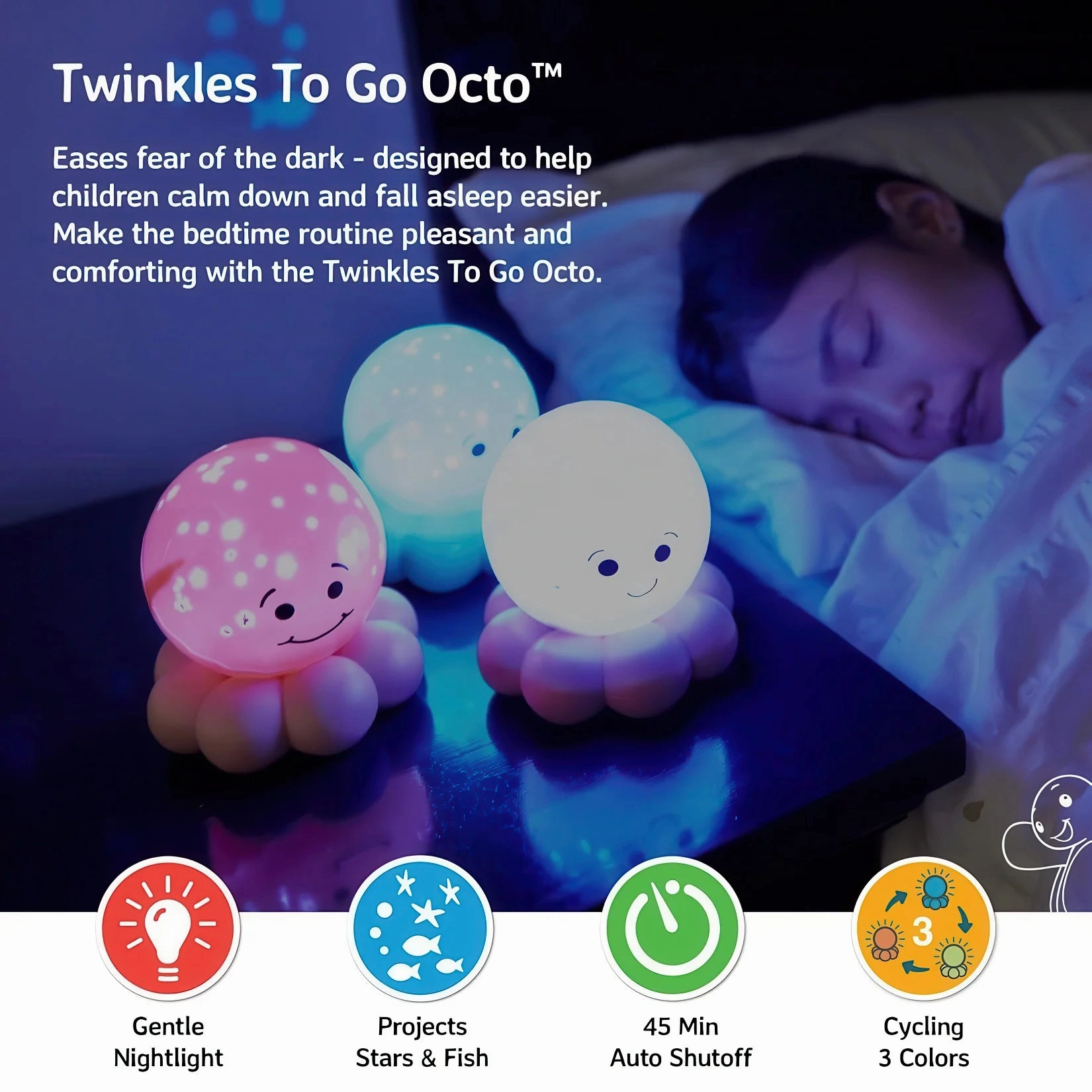 Cloud b Twinkles To Go - Octo Blue