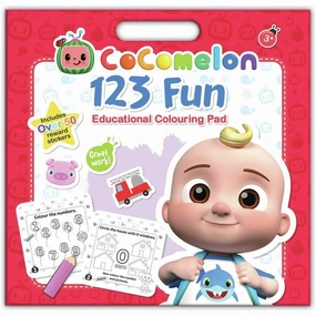 CoComelon 123 Fun Educational Colouring Pad