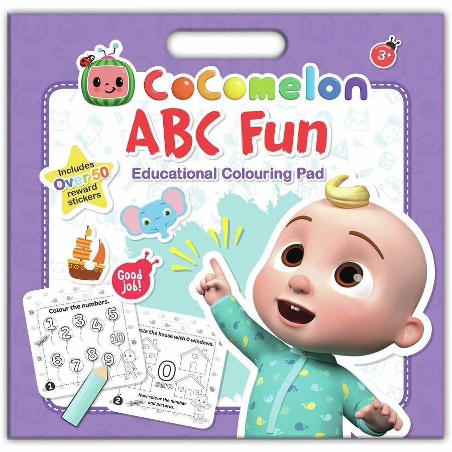 CoComelon ABC Fun Educational Colouring Pad - ABC Fun