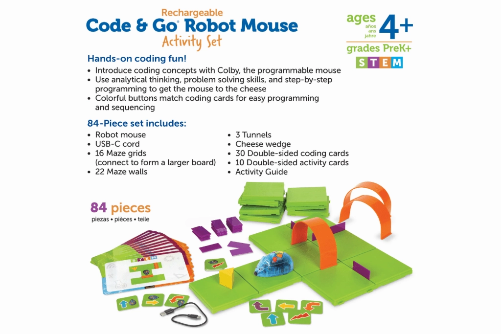 Code & Go Robot Mouse Activity Set - Rechargeable